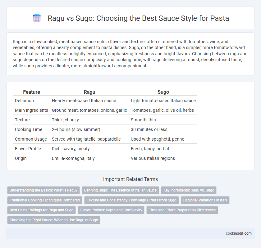 Ragu vs Sugo: Choosing the Best Sauce Style for Pasta