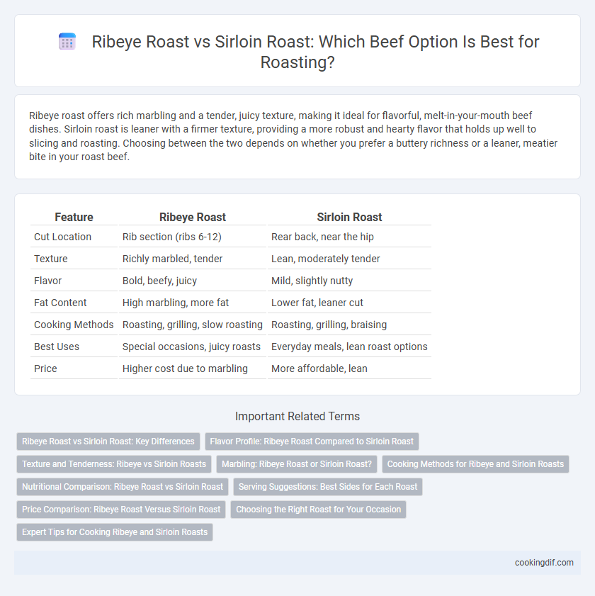 Ribeye Roast vs Sirloin Roast: Which Beef Option Is Best for Roasting?
