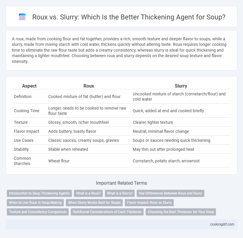 Roux vs. Slurry: Which Is the Better Thickening Agent for Soup?