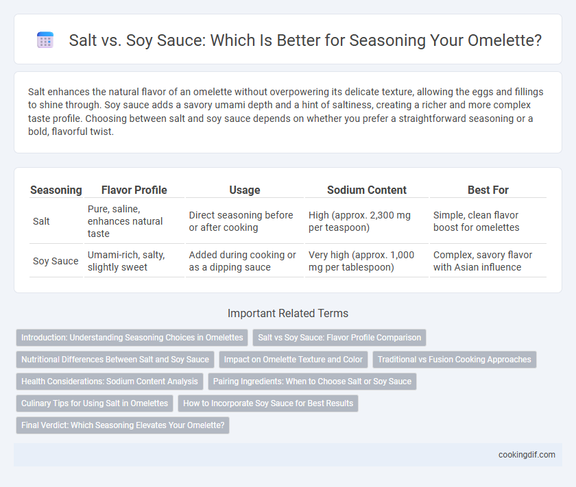 Salt vs. Soy Sauce: Which Is Better for Seasoning Your Omelette?