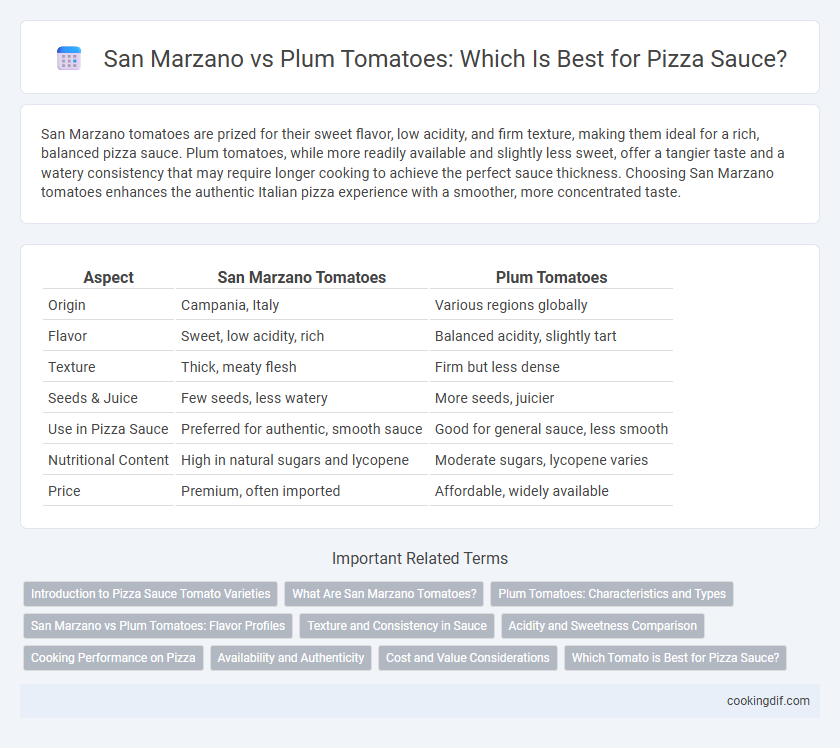 San Marzano vs Plum Tomatoes: Which Is Best for Pizza Sauce?