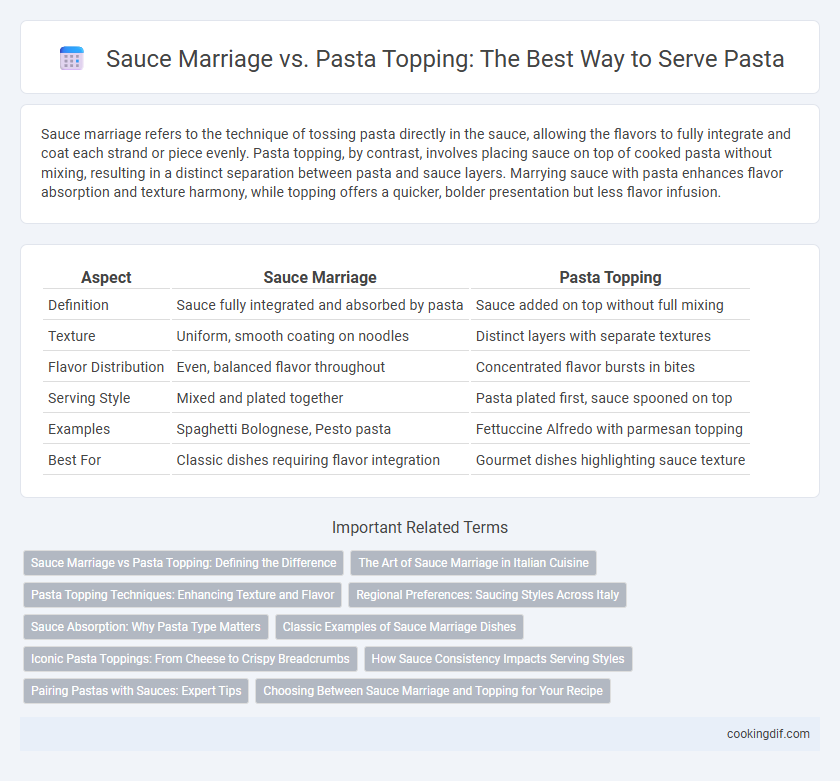 Sauce Marriage vs. Pasta Topping: The Best Way to Serve Pasta