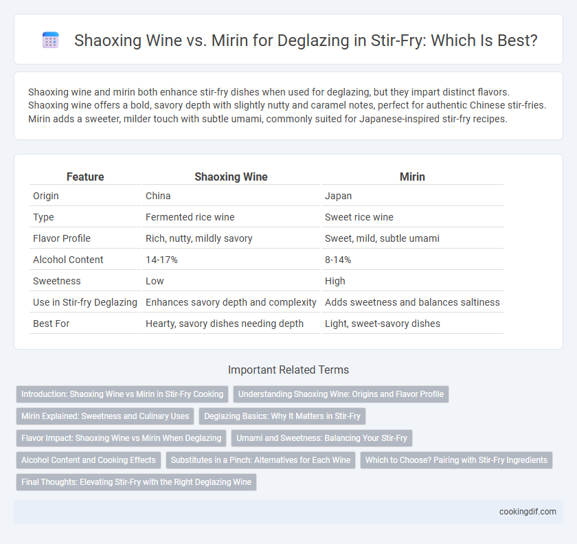 Shaoxing Wine vs. Mirin for Deglazing in Stir-Fry: Which Is Best?