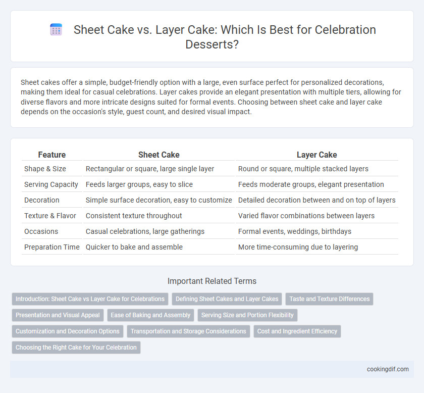 Sheet Cake vs. Layer Cake: Which Is Best for Celebration Desserts?