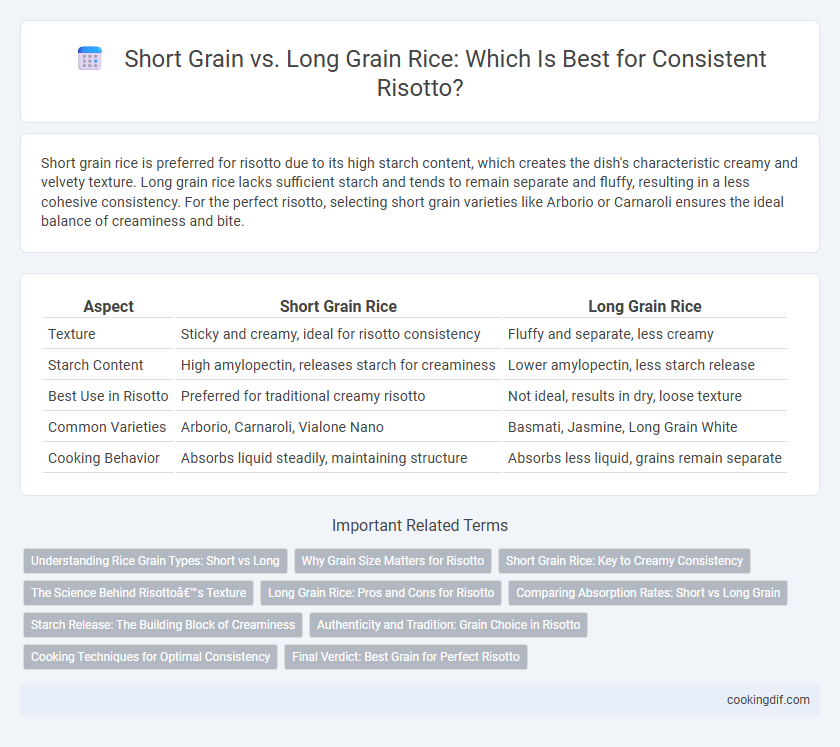 Short Grain vs. Long Grain Rice: Which Is Best for Consistent Risotto?