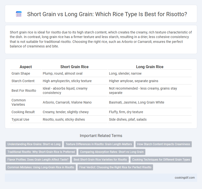 Short Grain vs Long Grain: Which Rice Type Is Best for Risotto?