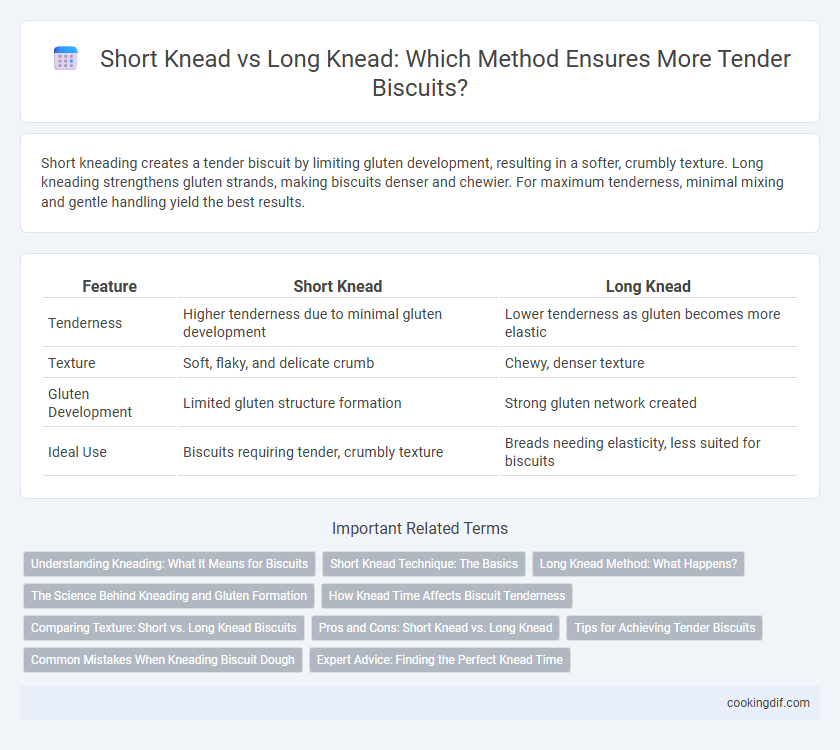 Short Knead vs Long Knead: Which Method Ensures More Tender Biscuits?