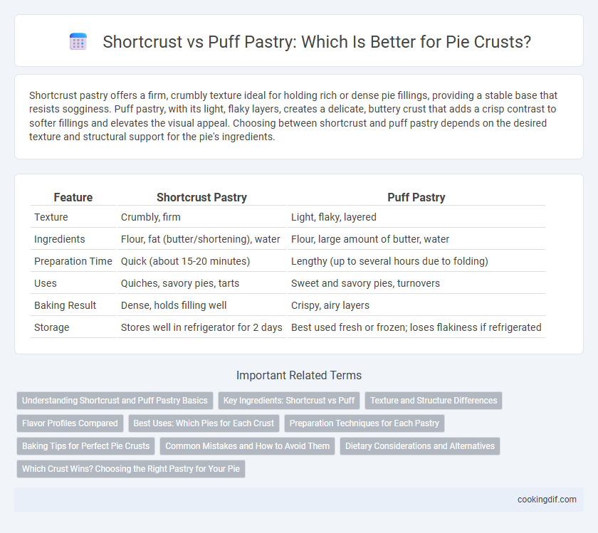 Shortcrust vs Puff Pastry: Which Is Better for Pie Crusts?