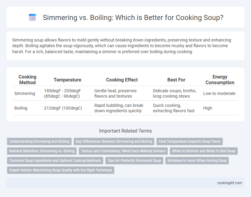 Simmering vs. Boiling: Which is Better for Cooking Soup?
