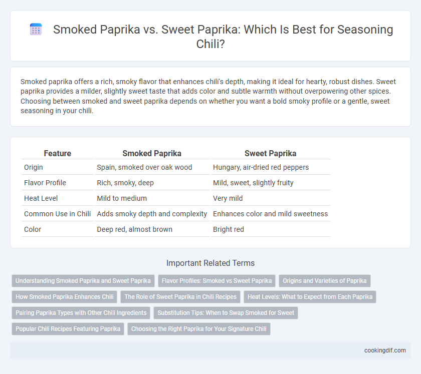 Smoked Paprika vs. Sweet Paprika: Which Is Best for Seasoning Chili?