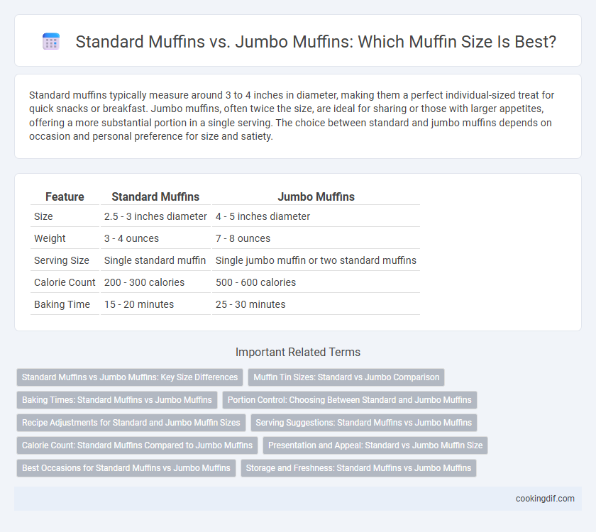 Standard Muffins vs. Jumbo Muffins: Which Muffin Size Is Best?