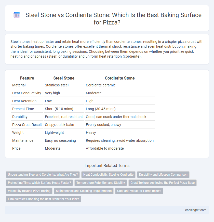 Steel Stone vs Cordierite Stone: Which Is the Best Baking Surface for Pizza?
