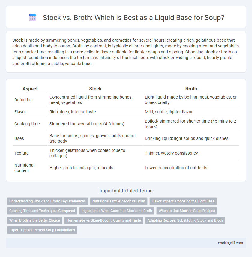 Stock vs. Broth: Which Is Best as a Liquid Base for Soup?