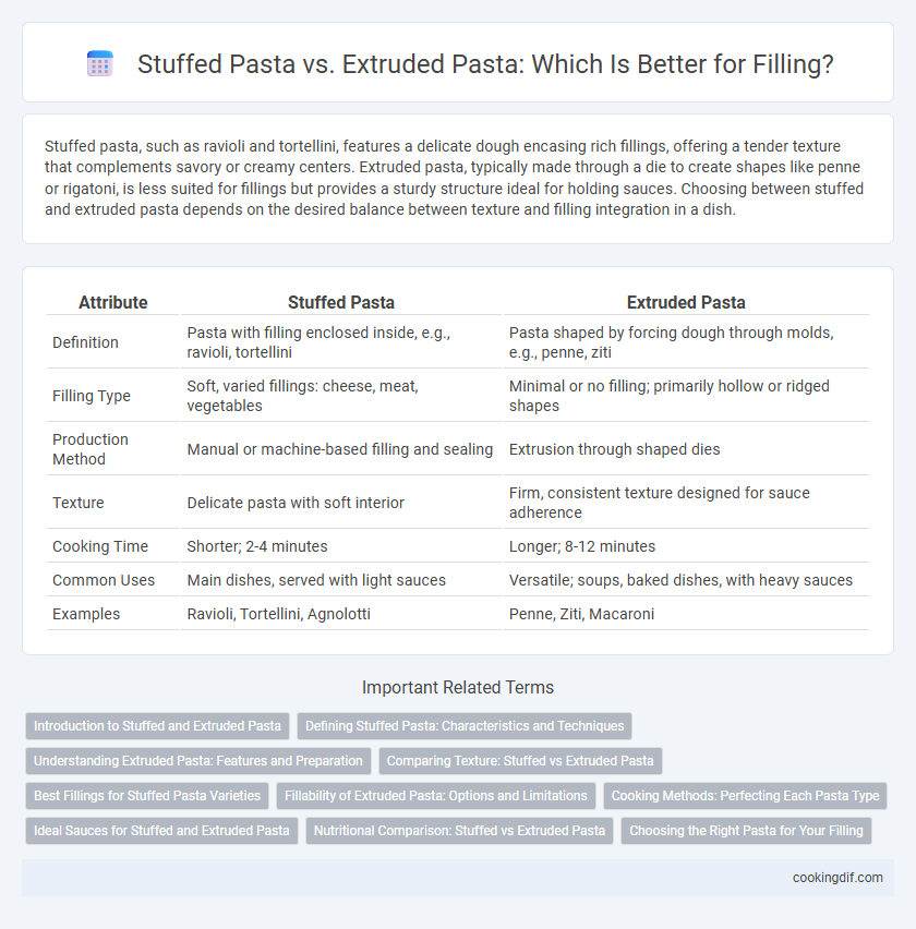 Stuffed Pasta vs. Extruded Pasta: Which Is Better for Filling?