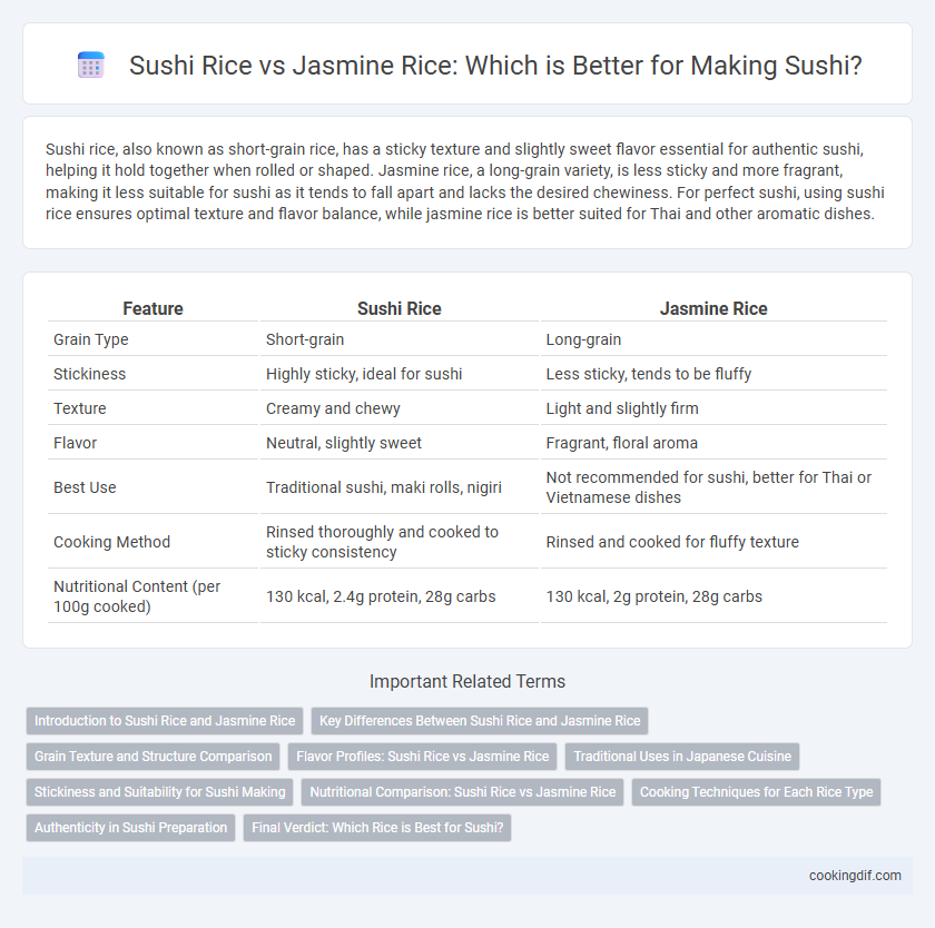 Sushi Rice vs Jasmine Rice: Which is Better for Making Sushi?