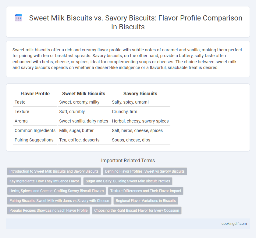 Sweet Milk Biscuits vs. Savory Biscuits: Flavor Profile Comparison in Biscuits