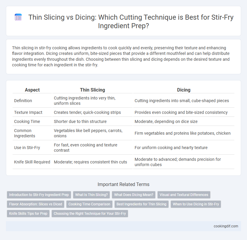 Thin Slicing vs Dicing: Which Cutting Technique is Best for Stir-Fry Ingredient Prep?