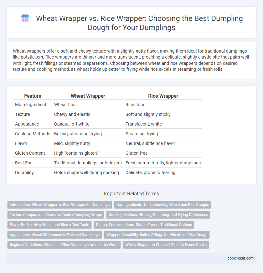 Wheat Wrapper vs. Rice Wrapper: Choosing the Best Dumpling Dough for Your Dumplings