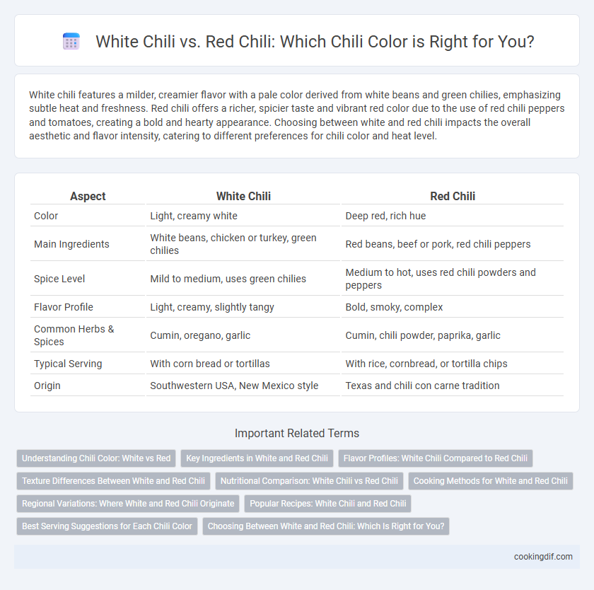White Chili vs. Red Chili: Which Chili Color is Right for You?