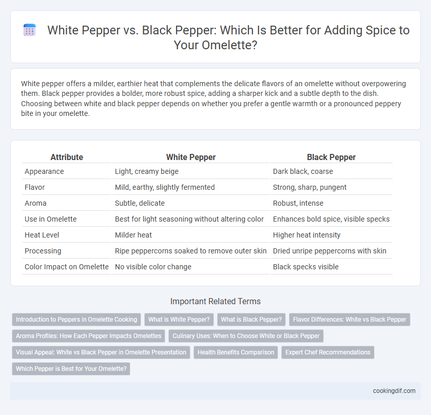 White Pepper vs. Black Pepper: Which Is Better for Adding Spice to Your Omelette?