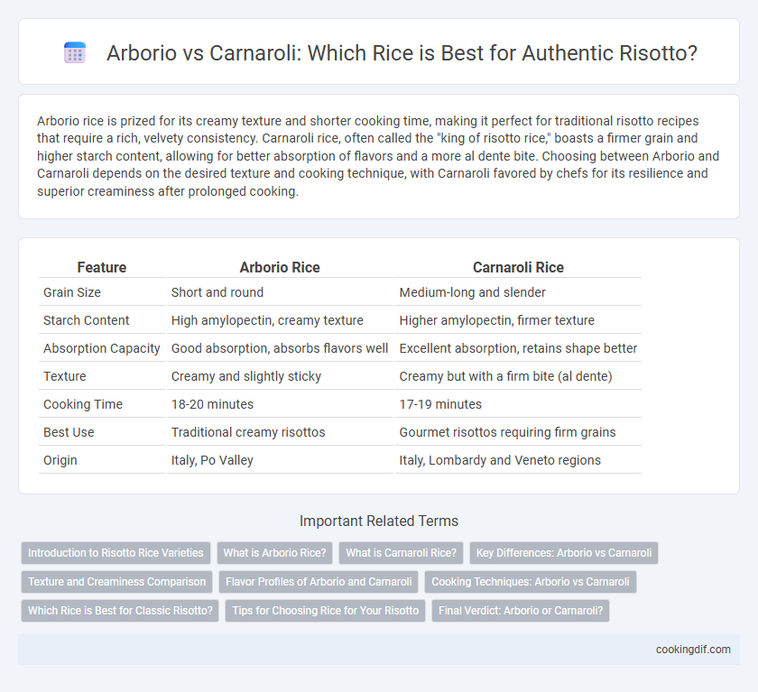 Arborio vs Carnaroli: Which Rice is Best for Authentic Risotto?