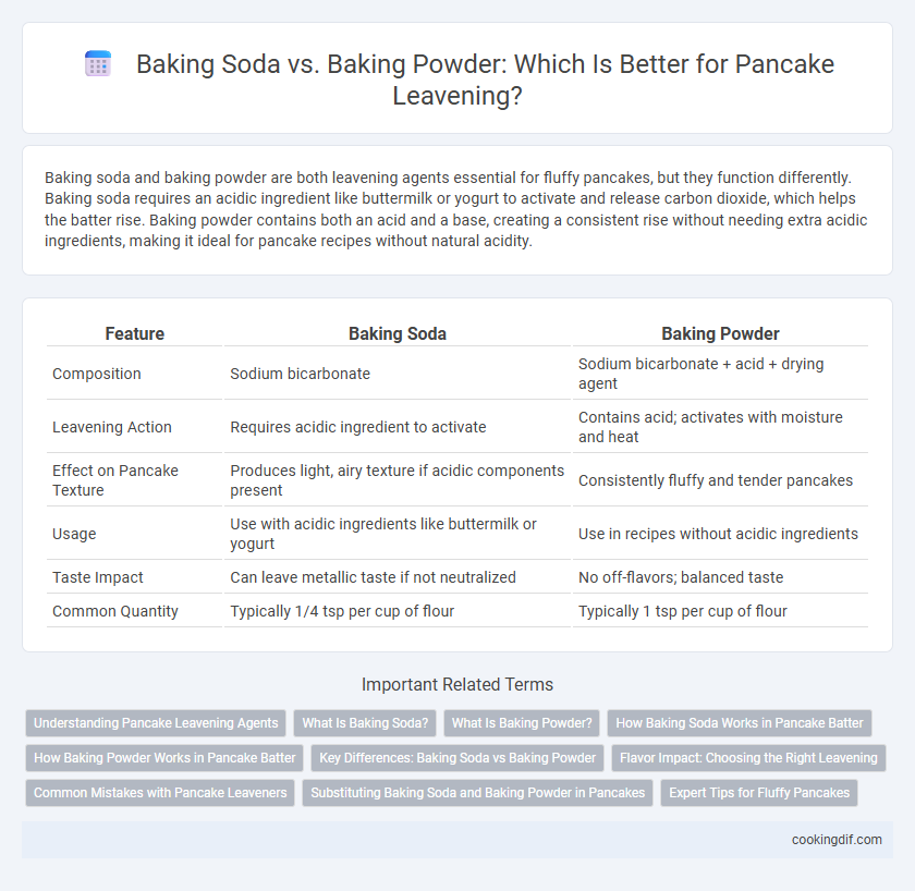 Baking Soda vs. Baking Powder: Which Is Better for Pancake Leavening?
