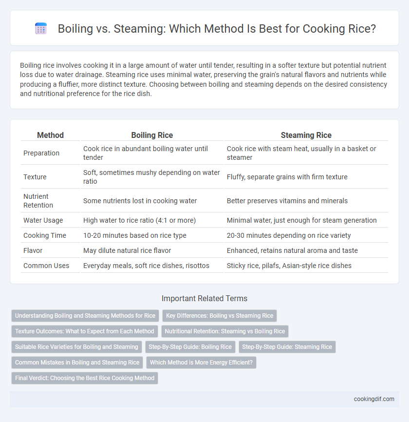Boiling vs. Steaming: Which Method Is Best for Cooking Rice?