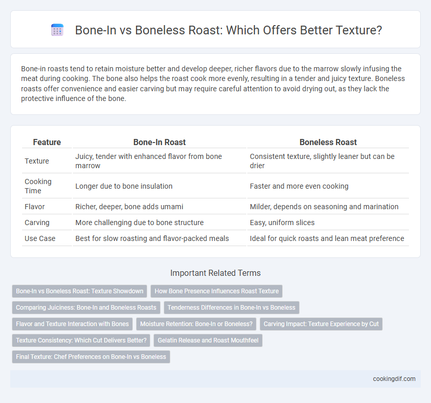 Bone-In vs Boneless Roast: Which Offers Better Texture?