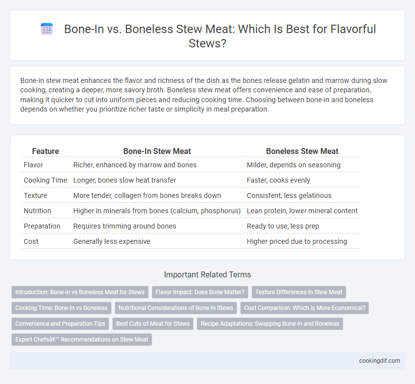 Bone-In vs. Boneless Stew Meat: Which Is Best for Flavorful Stews?