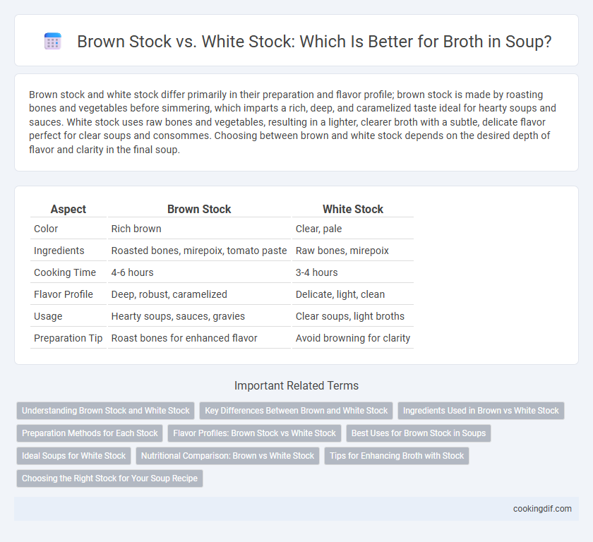Brown Stock vs. White Stock: Which Is Better for Broth in Soup?