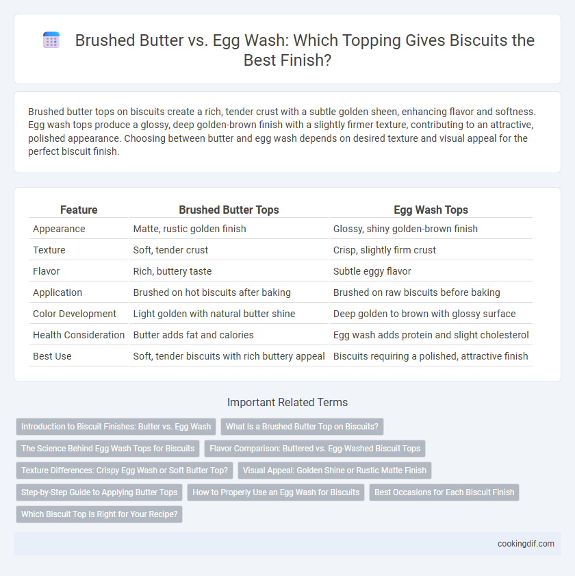 Brushed Butter vs. Egg Wash: Which Topping Gives Biscuits the Best Finish?
