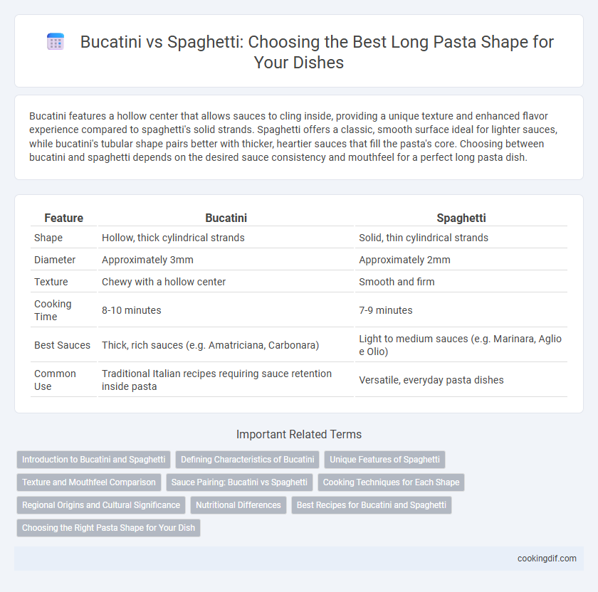 Bucatini vs Spaghetti: Choosing the Best Long Pasta Shape for Your Dishes