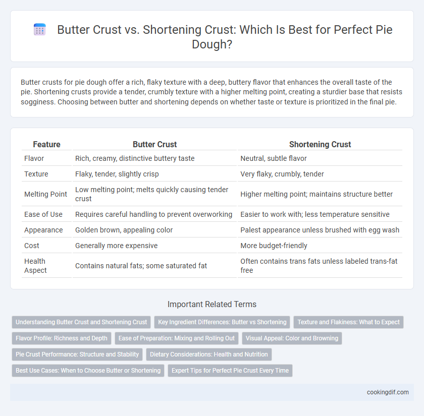 Butter Crust vs. Shortening Crust: Which Is Best for Perfect Pie Dough?