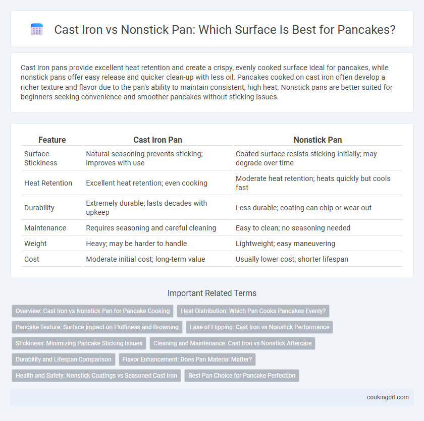 Cast Iron vs Nonstick Pan: Which Surface Is Best for Pancakes?