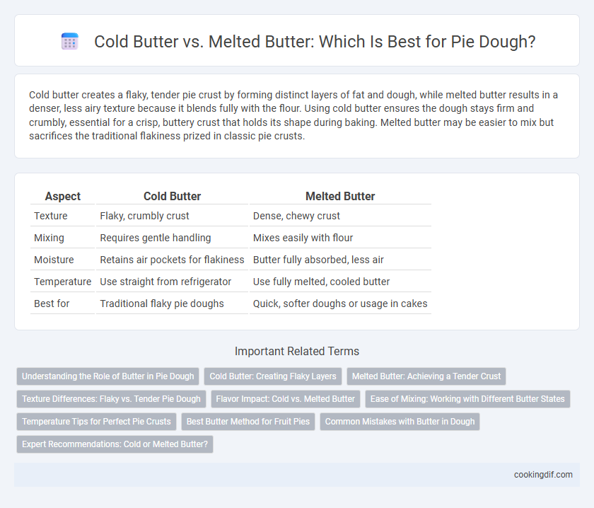 Cold Butter vs. Melted Butter: Which Is Best for Pie Dough?