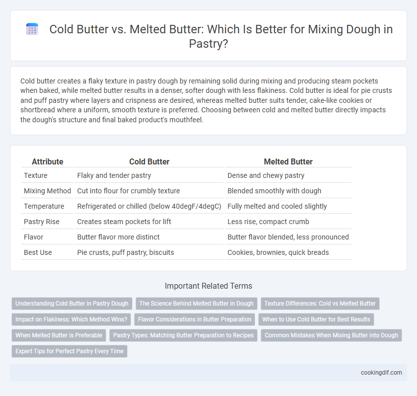 Cold Butter vs. Melted Butter: Which Is Better for Mixing Dough in Pastry?