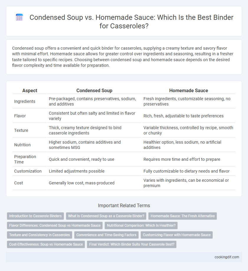 Condensed Soup vs. Homemade Sauce: Which Is the Best Binder for Casseroles?