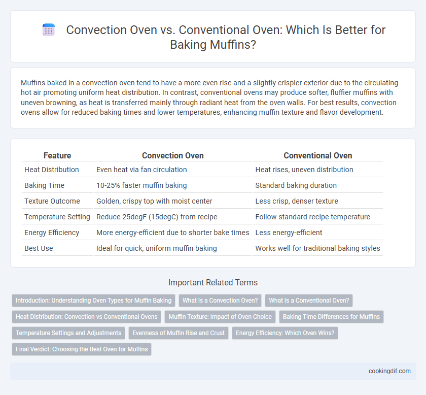 Convection Oven vs. Conventional Oven: Which Is Better for Baking Muffins?