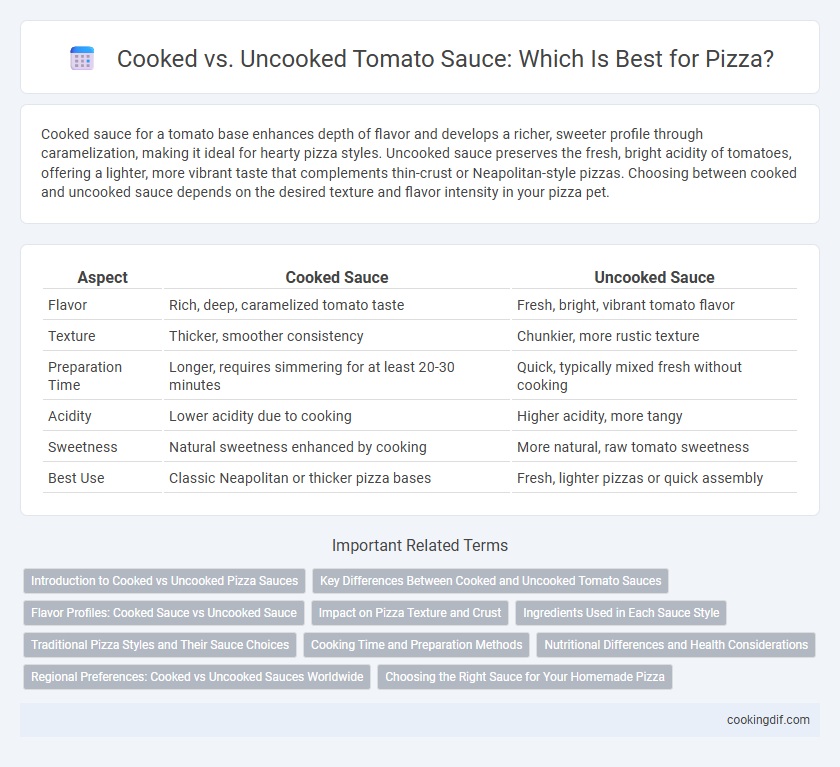 Cooked vs. Uncooked Tomato Sauce: Which Is Best for Pizza?