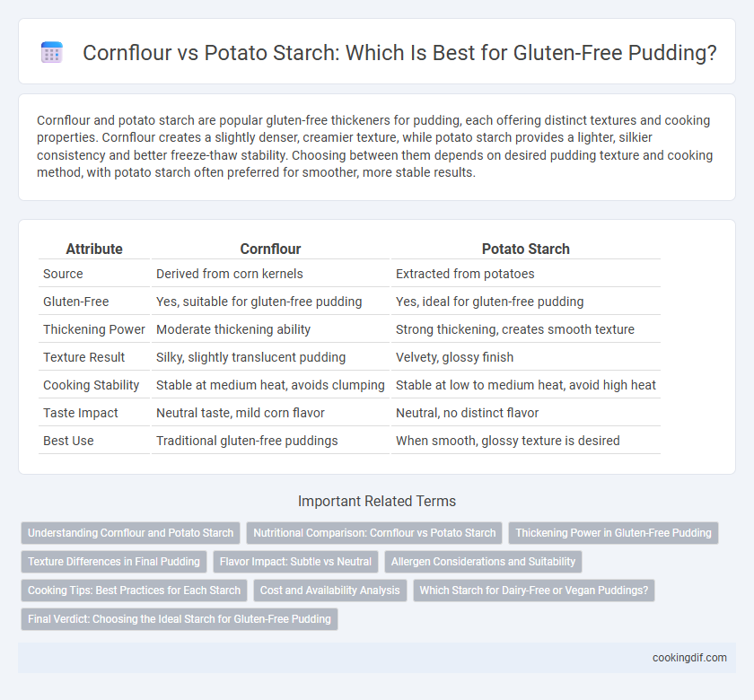 Cornflour vs Potato Starch: Which Is Best for Gluten-Free Pudding?