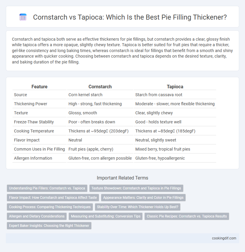 Cornstarch vs Tapioca: Which Is the Best Pie Filling Thickener?