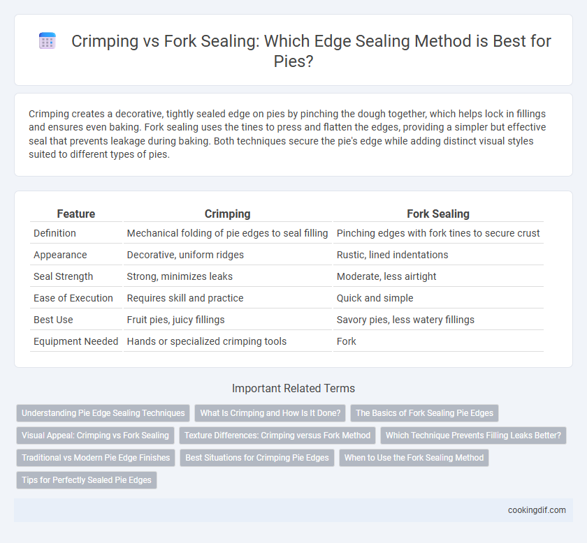 Crimping vs Fork Sealing: Which Edge Sealing Method is Best for Pies?