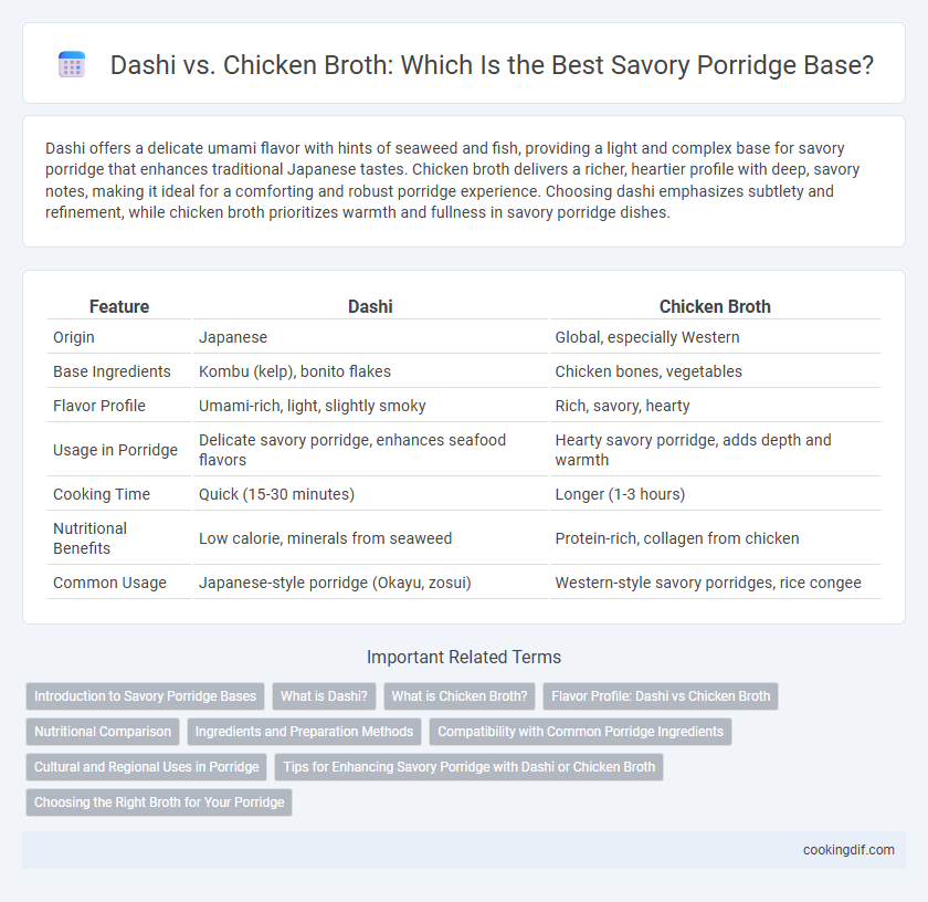 Dashi vs. Chicken Broth: Which Is the Best Savory Porridge Base?