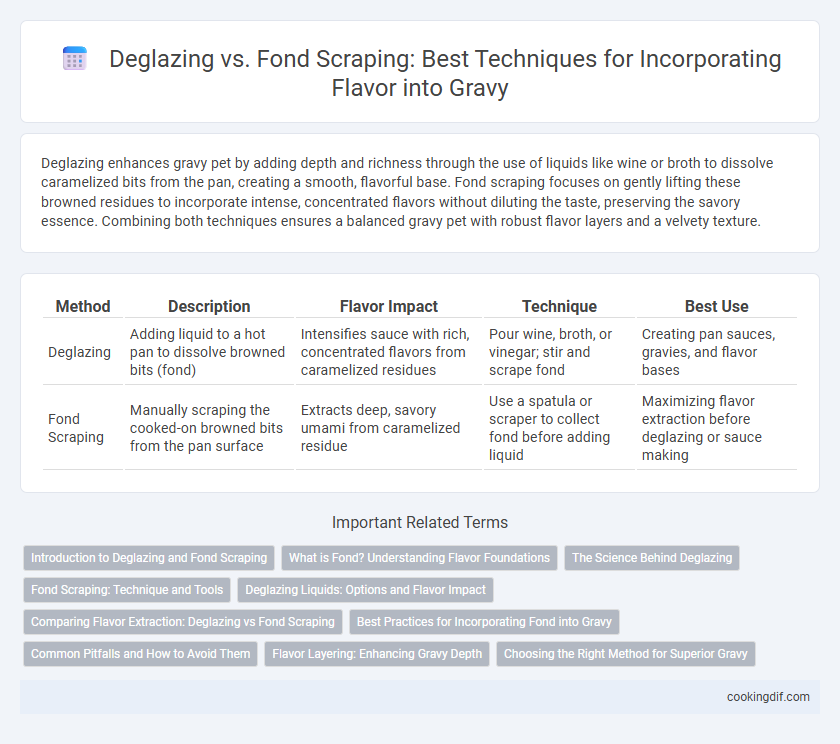 Deglazing vs. Fond Scraping: Best Techniques for Incorporating Flavor into Gravy