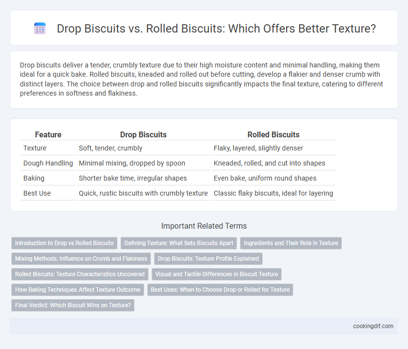 Drop Biscuits vs. Rolled Biscuits: Which Offers Better Texture?