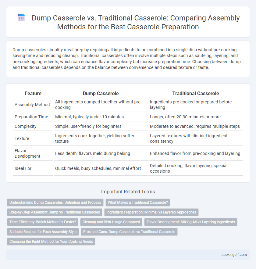 Dump Casserole vs. Traditional Casserole: Comparing Assembly Methods for the Best Casserole Preparation