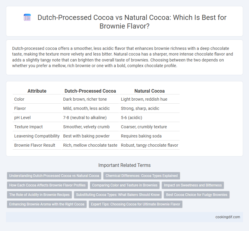 Dutch-Processed Cocoa vs Natural Cocoa: Which Is Best for Brownie Flavor?
