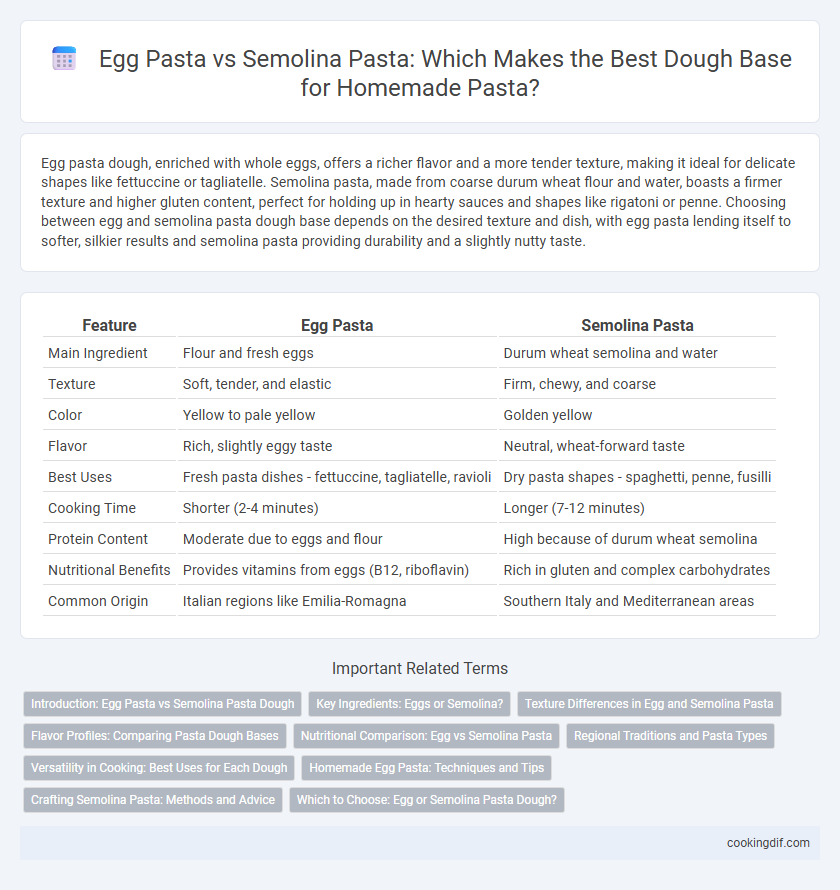 Egg Pasta vs Semolina Pasta: Which Makes the Best Dough Base for Homemade Pasta?