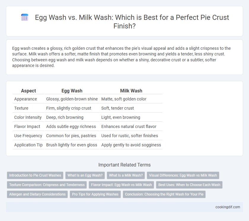 Egg Wash vs. Milk Wash: Which is Best for a Perfect Pie Crust Finish?