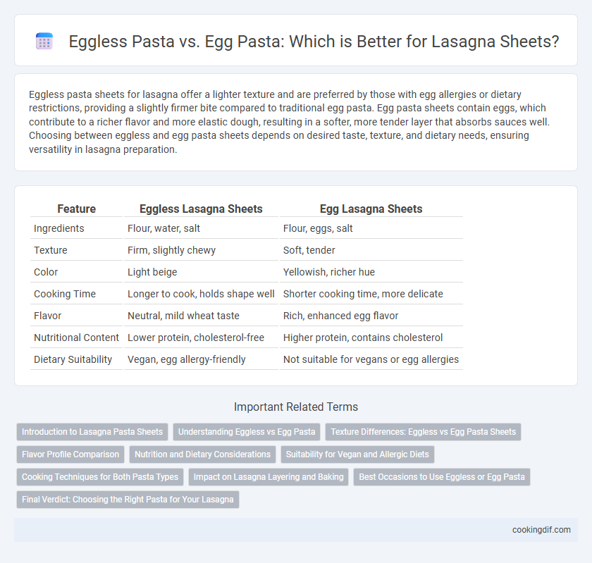 Eggless Pasta vs. Egg Pasta: Which is Better for Lasagna Sheets?